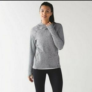 Lululemon Ready to Rulu Pullover Black White size 10